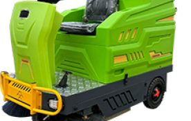 Varredora de rua pequena