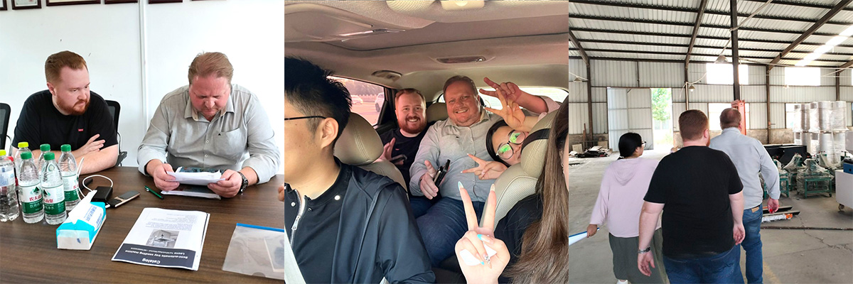 Cliente brasileiro visita fábrica de máquinas pesadas de Kereide e assina contrato de compra de minicarregadora de rastos